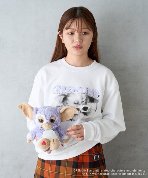 BIRTHDAY BAR（バースデイバー）の「【GREMLINS グレムリン】ギズモ　スウェット（スウェット・レディース・ホワイト/ブラック・0）」の6枚目の写真