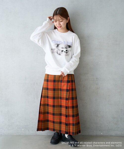 BIRTHDAY BAR（バースデイバー）の「【GREMLINS グレムリン】ギズモ　スウェット（スウェット・レディース・ホワイト/ブラック・0）」の12枚目の写真