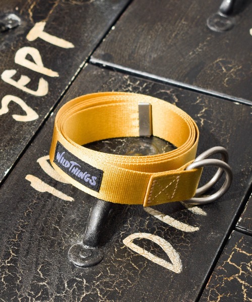 WILD THINGS(ワイルドシングス)の「【RES】【WILD THINGS】W-RING belt(ベルト・メンズ・ゴールド/ブラウン/ネイビー/ブロンズ・FREE)」の13枚目の写真