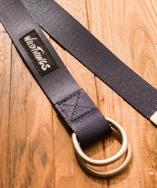 WILD THINGS(ワイルドシングス)の「【RES】【WILD THINGS】W-RING belt(ベルト・メンズ・ゴールド/ブラウン/ネイビー/ブロンズ・FREE)」の6枚目の写真