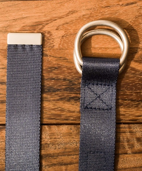 WILD THINGS(ワイルドシングス)の「【RES】【WILD THINGS】W-RING belt(ベルト・メンズ・ゴールド/ブラウン/ネイビー/ブロンズ・FREE)」の8枚目の写真