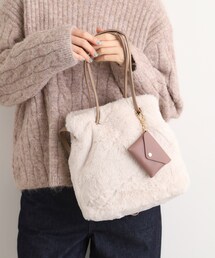 grove | エコファーポーチ付き2WAYショルダー(ショルダーバッグ)