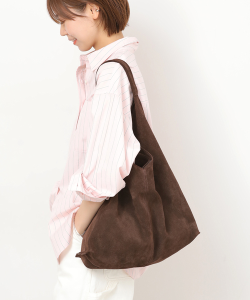 AULENTTI（オウレンティ）の「《追加3》別注【AULENTTI/オウレンティ】スウェードトートバッグ（トートバッグ・レディース・ブラウン・FREE）」の18枚目の写真