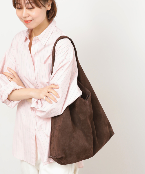 AULENTTI（オウレンティ）の「《追加3》別注【AULENTTI/オウレンティ】スウェードトートバッグ（トートバッグ・レディース・ブラウン・FREE）」の19枚目の写真