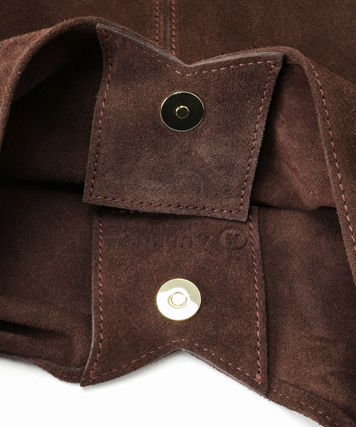 AULENTTI（オウレンティ）の「《追加3》別注【AULENTTI/オウレンティ】スウェードトートバッグ（トートバッグ・レディース・ブラウン・FREE）」の11枚目の写真