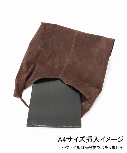 AULENTTI（オウレンティ）の「《追加3》別注【AULENTTI/オウレンティ】スウェードトートバッグ（トートバッグ・レディース・ブラウン・FREE）」の14枚目の写真