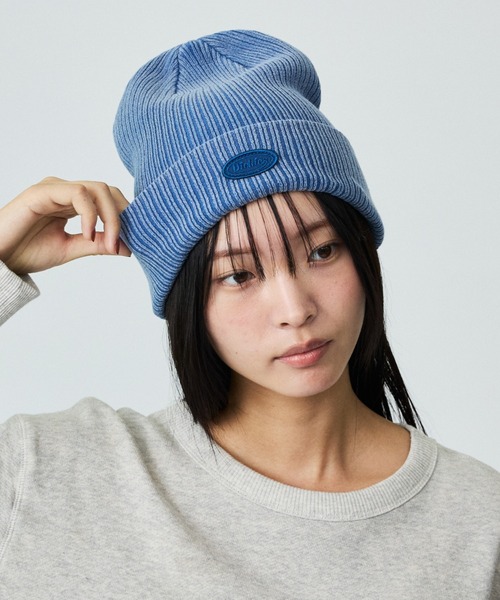 ABAHOUSE（アバハウス）の「【Dickies / ディッキーズ】EX CIRCLE LOGO PIGMENT KNIT WATCH/ニット帽/ユニセックス【WEB限定】（ニットキャップ/ビーニー・メンズ・グリーン/ブルー/レッド/ブラウン/ブラック・フリー）」の5枚目の写真