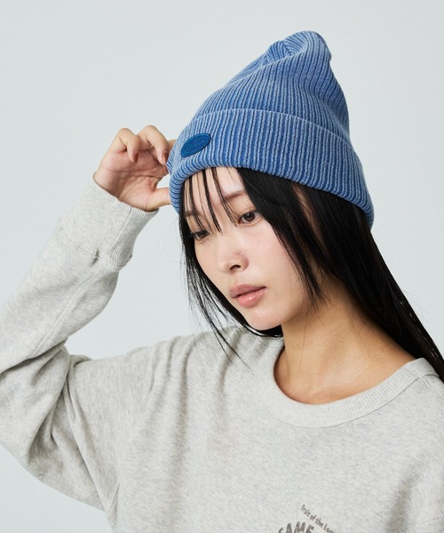 ABAHOUSE（アバハウス）の「【Dickies / ディッキーズ】EX CIRCLE LOGO PIGMENT KNIT WATCH/ニット帽/ユニセックス【WEB限定】（ニットキャップ/ビーニー・メンズ・グリーン/ブルー/レッド/ブラウン/ブラック・フリー）」の9枚目の写真