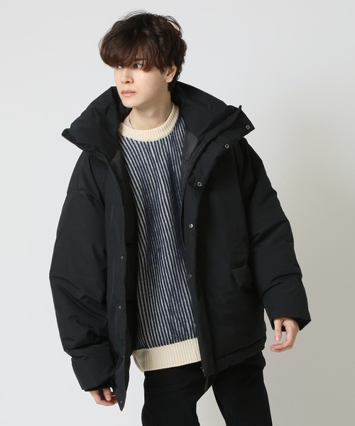 ARCADE（アーケード）の「ボリュームネック ファイバーダウン モンスターパーカー ジャケット（ダウンジャケット/コート・メンズ・グレイッシュベージュ/チャコール/ブラック・L/XL/M）」の8枚目の写真