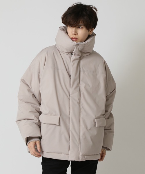 ARCADE（アーケード）の「ボリュームネック ファイバーダウン モンスターパーカー ジャケット（ダウンジャケット/コート・メンズ・グレイッシュベージュ/チャコール/ブラック・L/XL/M）」の10枚目の写真
