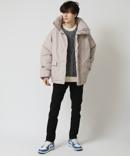 ARCADE（アーケード）の「ボリュームネック ファイバーダウン モンスターパーカー ジャケット（ダウンジャケット/コート・メンズ・グレイッシュベージュ/チャコール/ブラック・L/XL/M）」の11枚目の写真