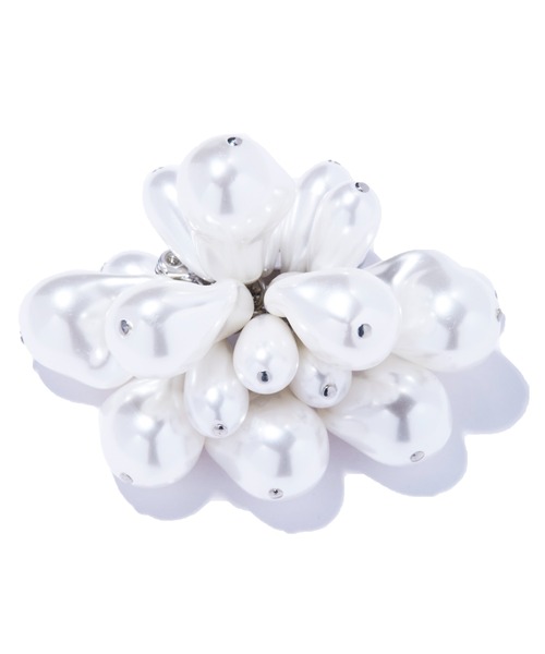 IRIS47（イリスフォーセブン）の「【IRIS 47】 ignis brooch M/イグニス ブローチ（ブローチ/コサージュ・レディース・ホワイト・FREE）」の4枚目の写真