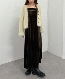 archives | 花柄ベロアキャミワンピース(ワンピース)