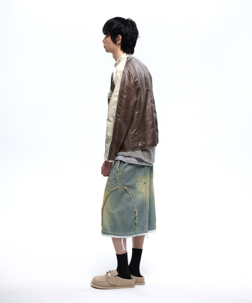 RSSC(アールエスエスシー)の「INCISION WASHING DENIM BERMUDA PANTS - LIGHT DENIM(その他パンツ・レディース・その他・1/2)」の5枚目の写真