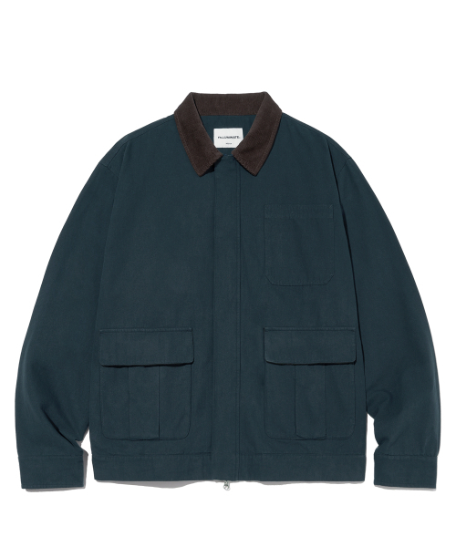 F.ILLUMINATE(フィルミネイト)の「コットンワークジャケット-ネイビー(ミリタリージャケット・レディース・その他・SMALL/MEDIUM/LARGE)」の2枚目の写真