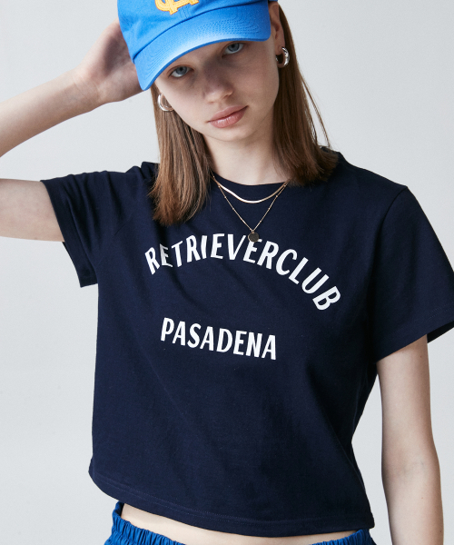 Retriever Club（レトリーバークラブ）の「JF ARCH CROP SHORT SLEEVE [NAVY]（Tシャツ/カットソー・レディース・その他・SMALL/MEDIUM）」の3枚目の写真