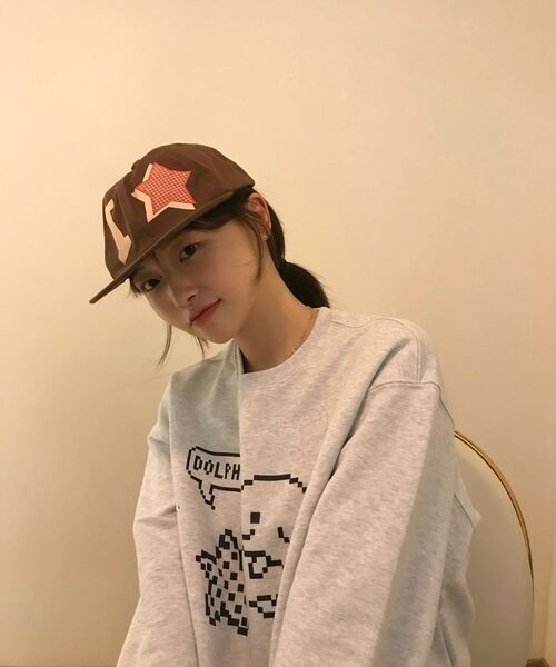 WaiKei(ワイケイ)の「YK チェックアップリケボールキャップ ライトイエロー(キャップ・レディース・その他・FREE)」の7枚目の写真