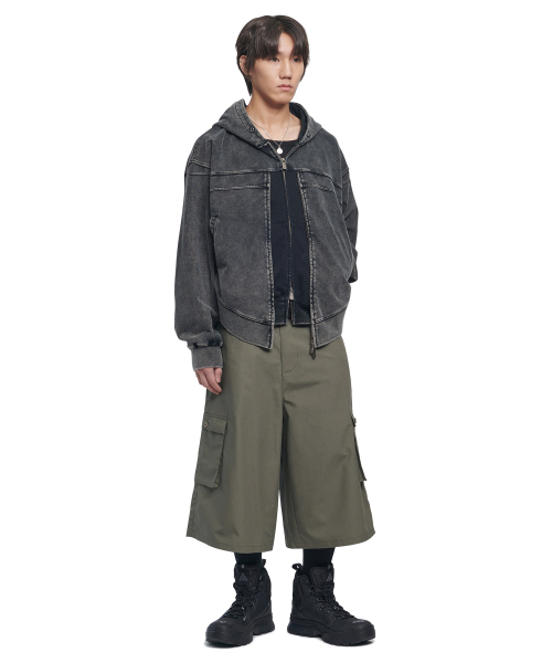 NOMANUAL(NOMANUAL)の「D.P CARGO BERMUDA PANTS - STONE(その他パンツ・レディース・その他・SMALL/MEDIUM/LARGE/X-SMALL)」の3枚目の写真
