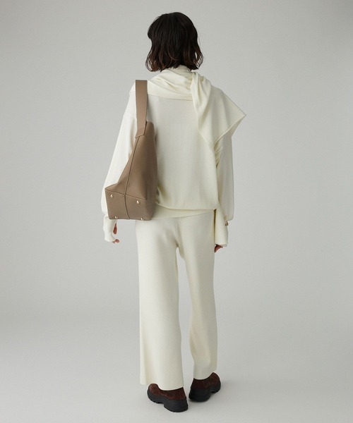 BABYLONE（バビロン）の「レイヤードニットセット（ニット/セーター・レディース・オフホワイト/チャコールグレー・フリー）」の11枚目の写真