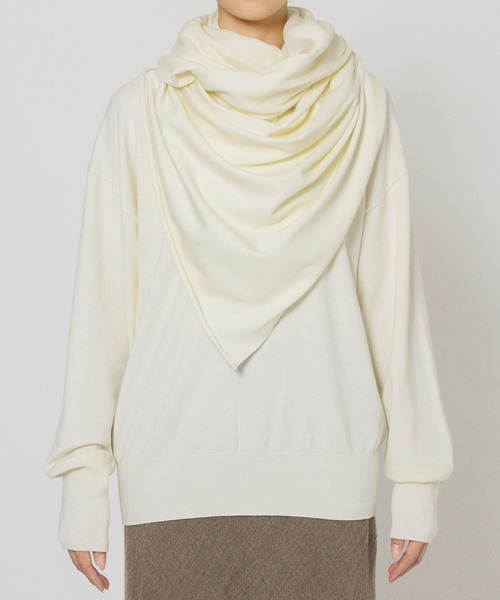 BABYLONE（バビロン）の「レイヤードニットセット（ニット/セーター・レディース・オフホワイト/チャコールグレー・フリー）」の21枚目の写真