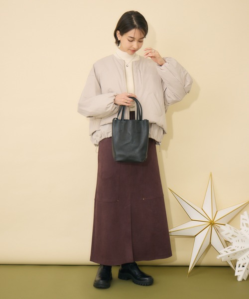 KATHARINE ROSS（キャサリンロス）の「【KATHARINE ROSS】【サスティナブル＆軽暖アウター】Sorona中綿エコブルゾン（ブルゾン・レディース・ネイビー/キャメル/グレイッシュベージュ・FREE）」の18枚目の写真