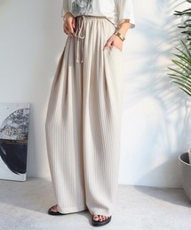 Java（ジャバ）の「《JaVaジャバコラボ》さらり涼感大人のリラックス。 サッカー素材ビックポケットイージーパンツ（その他パンツ）」