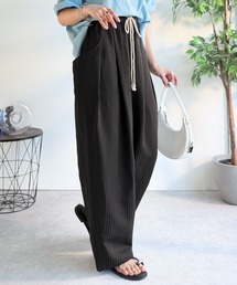 Java（ジャバ）の「《JaVaジャバコラボ》さらり涼感大人のリラックス。 サッカー素材ビックポケットイージーパンツ（その他パンツ）」