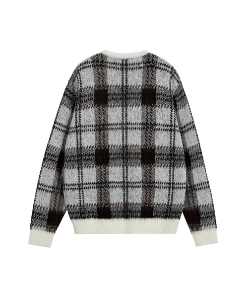 Rest&Recreation（レストアンドレクリエーション）の「CHECK PATTERN HAIRY SWEATER - IVORY（ニット/セーター・レディース・その他・SMALL/LARGE）」の6枚目の写真
