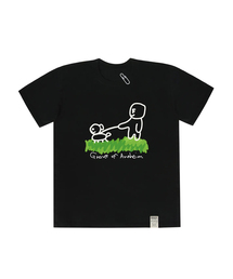 [UNISEX]図面パフィーワークバンパルティ_ブラック