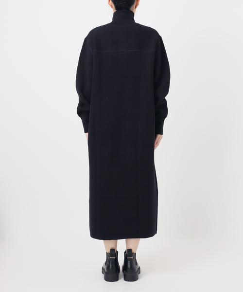 JOURNAL STANDARD relume（ジャーナルスタンダード　レリューム）の「《WEB限定追加》スウェットライクハーフジップワンピース（ワンピース・レディース・ネイビー/グレー・FREE）」の21枚目の写真