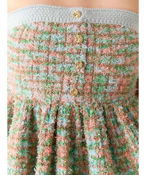 LILY BROWN（リリーブラウン）の「ツイードニットペプラムビスチェ（その他トップス・レディース・アイボリー/マルチ/ピンク・F）」の10枚目の写真