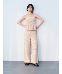 ペプラム」に該当するピンク/桃色系のレディースファッション通販