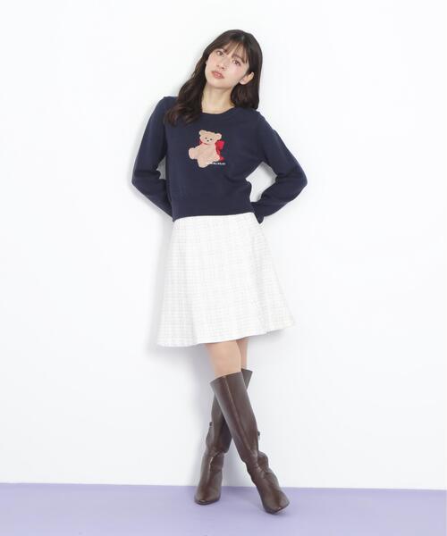 JILL by JILL STUART(ジルバイジルスチュアート)の「◇ラメツィードミニスカート(スカート・レディース・レッド系その他/ホワイト系その他/ブラック系その他・MEDIUM/SMALL)」の13枚目の写真