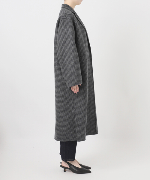 SLOBE IENA（スローブイエナ）の「《追加2》souple woolダブルフェイスチェスターコート（チェスターコート・レディース・チャコールグレー・38/36）」の16枚目の写真