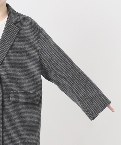 追加2》souple woolダブルフェイスチェスターコート（チェスターコート