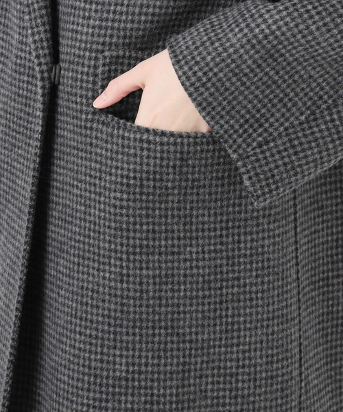SLOBE IENA（スローブイエナ）の「《追加2》souple woolダブルフェイスチェスターコート（チェスターコート・レディース・チャコールグレー・38/36）」の19枚目の写真