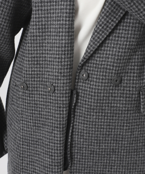 SLOBE IENA（スローブイエナ）の「《追加2》souple woolダブルフェイスチェスターコート（チェスターコート・レディース・チャコールグレー・38/36）」の21枚目の写真