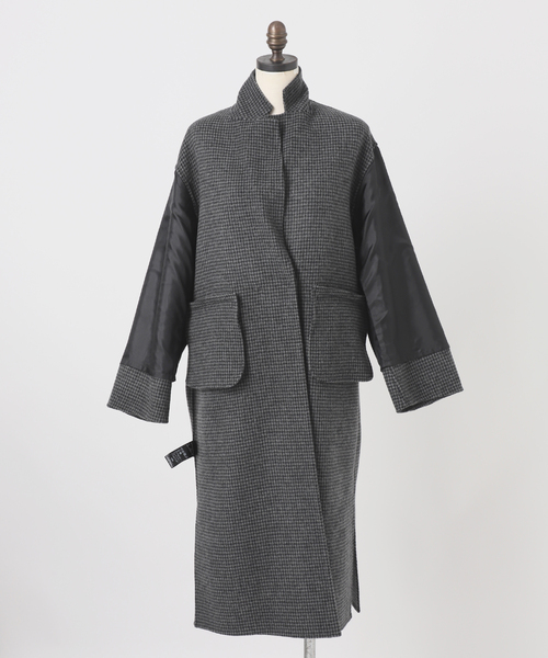 SLOBE IENA（スローブイエナ）の「《追加2》souple woolダブルフェイスチェスターコート（チェスターコート・レディース・チャコールグレー・38/36）」の22枚目の写真