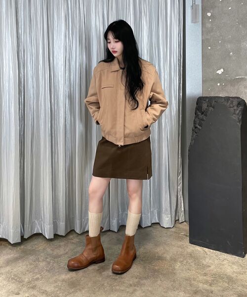 INSILENCE WOMEN(インサイレンスウーマン)の「モールスキンベルト付きスカート ブラック(スカート・レディース・その他・SMALL/MEDIUM/X-SMALL)」の12枚目の写真