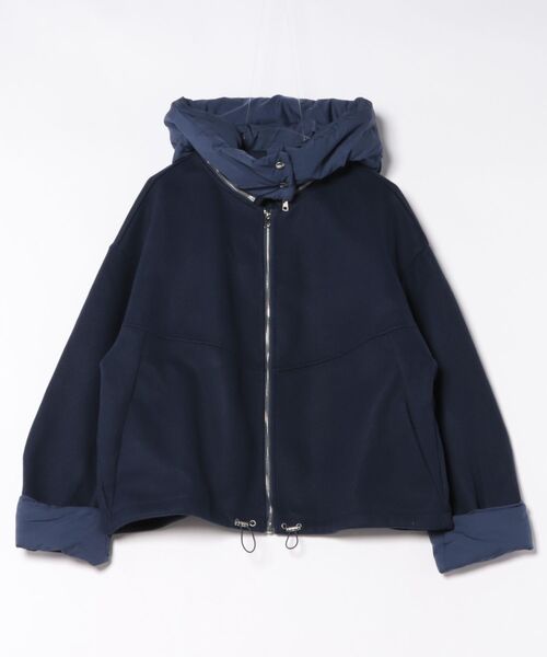 Ritzy(リッツィー)の「2WAY フード脱着 オーバーサイズ パーカー(パーカー・レディース・ブラック/グレー・L/M)」の5枚目の写真