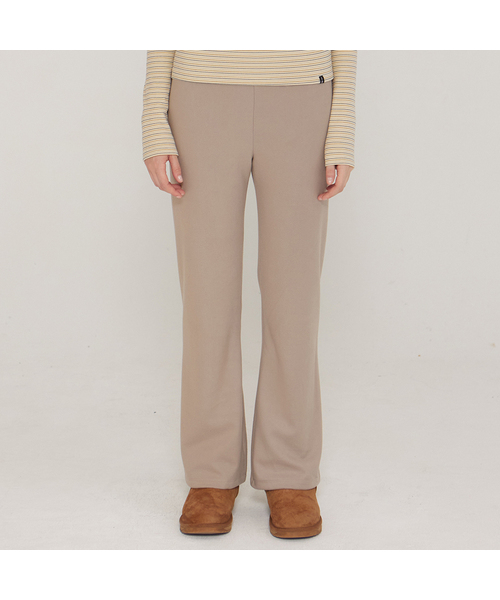 DEARSTALKER(ディアストーカー)の「D. BASIC SEMI BOOTS CUT PANTS - 3 COLOR(その他パンツ・レディース・ブラック/ダークブラウン/チャコール・FREE)」の1枚目の写真