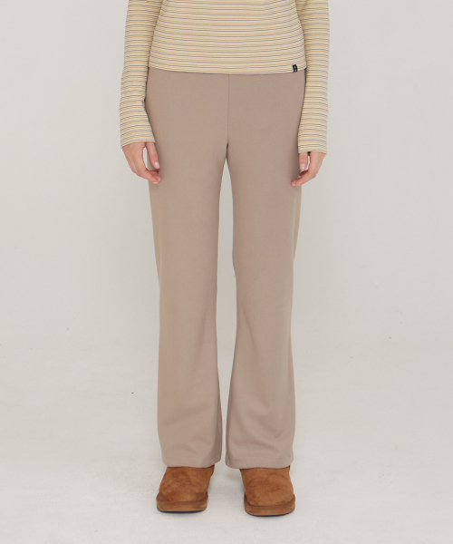 DEARSTALKER(ディアストーカー)の「D. BASIC SEMI BOOTS CUT PANTS - 3 COLOR(その他パンツ・レディース・ブラック/ダークブラウン/チャコール・FREE)」の4枚目の写真