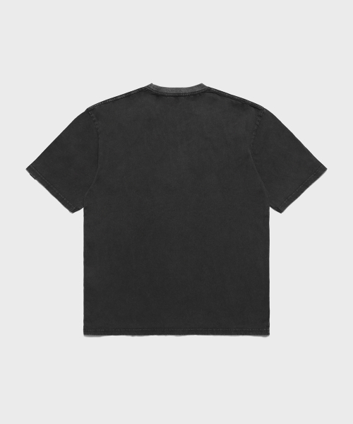 SAINTPAIN（セイントペイン）の「SP SNTPN ロゴTシャツ-ピグメントブラック（Tシャツ/カットソー・レディース・その他・MEDIUM/LARGE/X-LARGE）」の2枚目の写真