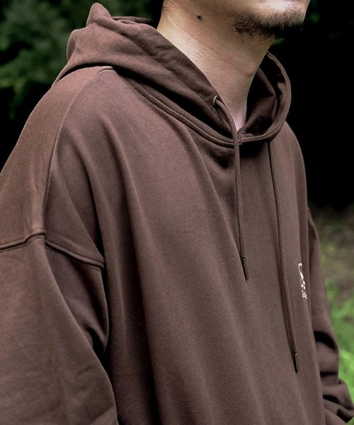 S'more(スモア)の「COTTON HOODED SWEATSHIRT - S'more recipe コットンフーディッドスウェット - スモアレシピ(パーカー・レディース・ベージュ/ブラウン・MEDIUM/SMALL/LARGE)」の13枚目の写真