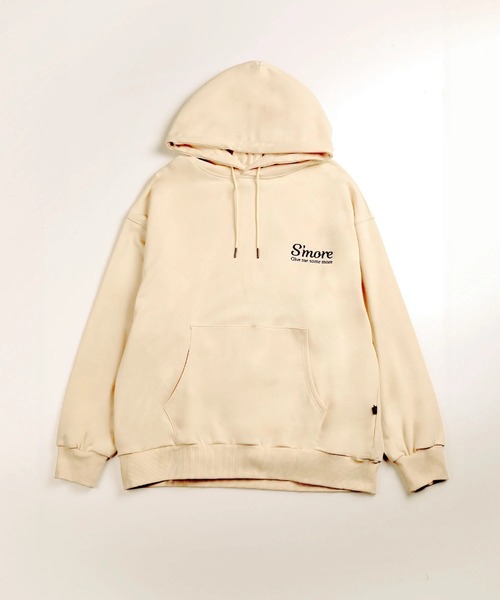 S'more(スモア)の「COTTON HOODED SWEATSHIRT - S'more recipe コットンフーディッドスウェット - スモアレシピ(パーカー・レディース・ベージュ/ブラウン・MEDIUM/SMALL/LARGE)」の15枚目の写真
