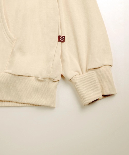S'more(スモア)の「COTTON HOODED SWEATSHIRT - S'more recipe コットンフーディッドスウェット - スモアレシピ(パーカー・レディース・ベージュ/ブラウン・MEDIUM/SMALL/LARGE)」の20枚目の写真