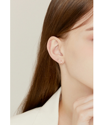 MARIEBEL 14K ダイヤピアス (JJMBED1BS510R4P00)