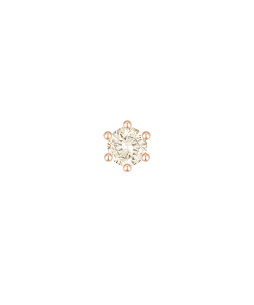 JESTINA（ジェイエスティナ）の「MARIEBEL 14K ダイヤピアス (JJMBED1BS510R4P00)（ピアス（両耳用）・レディース・その他・FREE）」の2枚目の写真