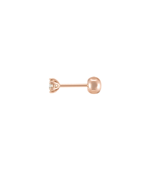 JESTINA（ジェイエスティナ）の「MARIEBEL 14K ダイヤピアス (JJMBED1BS510R4P00)（ピアス（両耳用）・レディース・その他・FREE）」の4枚目の写真