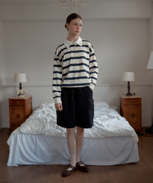 ANOETIC（アノエティック）の「CARGO HALF PANTS_BLACK（その他パンツ・レディース・ブラック・SMALL/MEDIUM）」の3枚目の写真